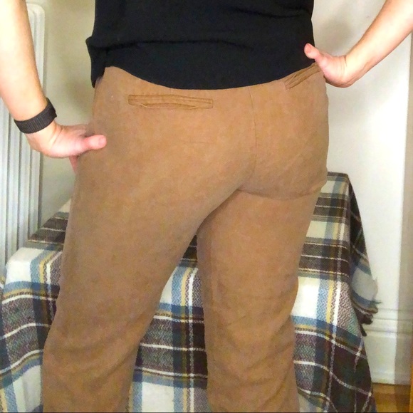 Frank & Oak Tan Textured Pants - Picture 3 of 7